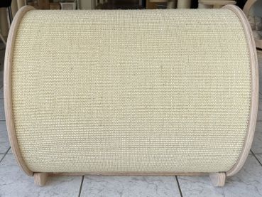 B-Ware Jumbo Bodenrolle aus Multiplex Buche – XXL Katzenhöhle mit Sisal – Ø 50 cm
