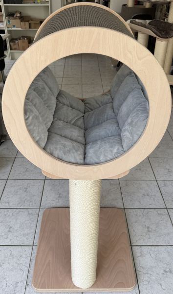 B-Ware Kratzbaum JR-01 aus Multiplex Buche | Katzenkratzbaum mit Sisalrolle | 140 cm