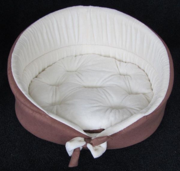 Bettchen- Spar Luxus camel / Mikrofaser polar mit Kissen Nr.1