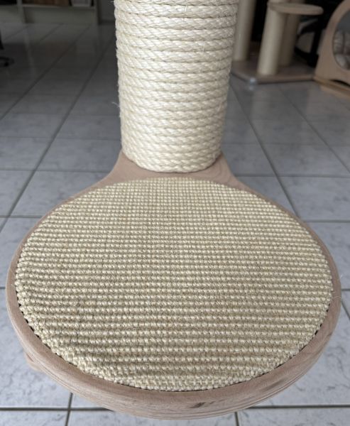 B-Ware Kratzbaum JR-02 aus Multiplex Buche | Katzenkratzbaum mit Sisalrolle | 140 cm