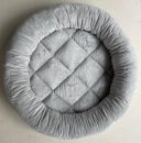 Klettbettchen ca. 70 cm ø grau